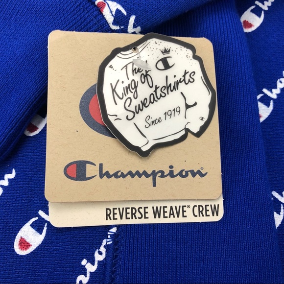 Champion Crewneck Reverse Weave All Over Print XL - Picture 5 of 6